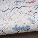 nourison new concept washables sr110 ivory blue rug