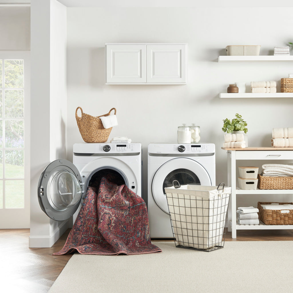 nourison new concept washables sr102 brick rug