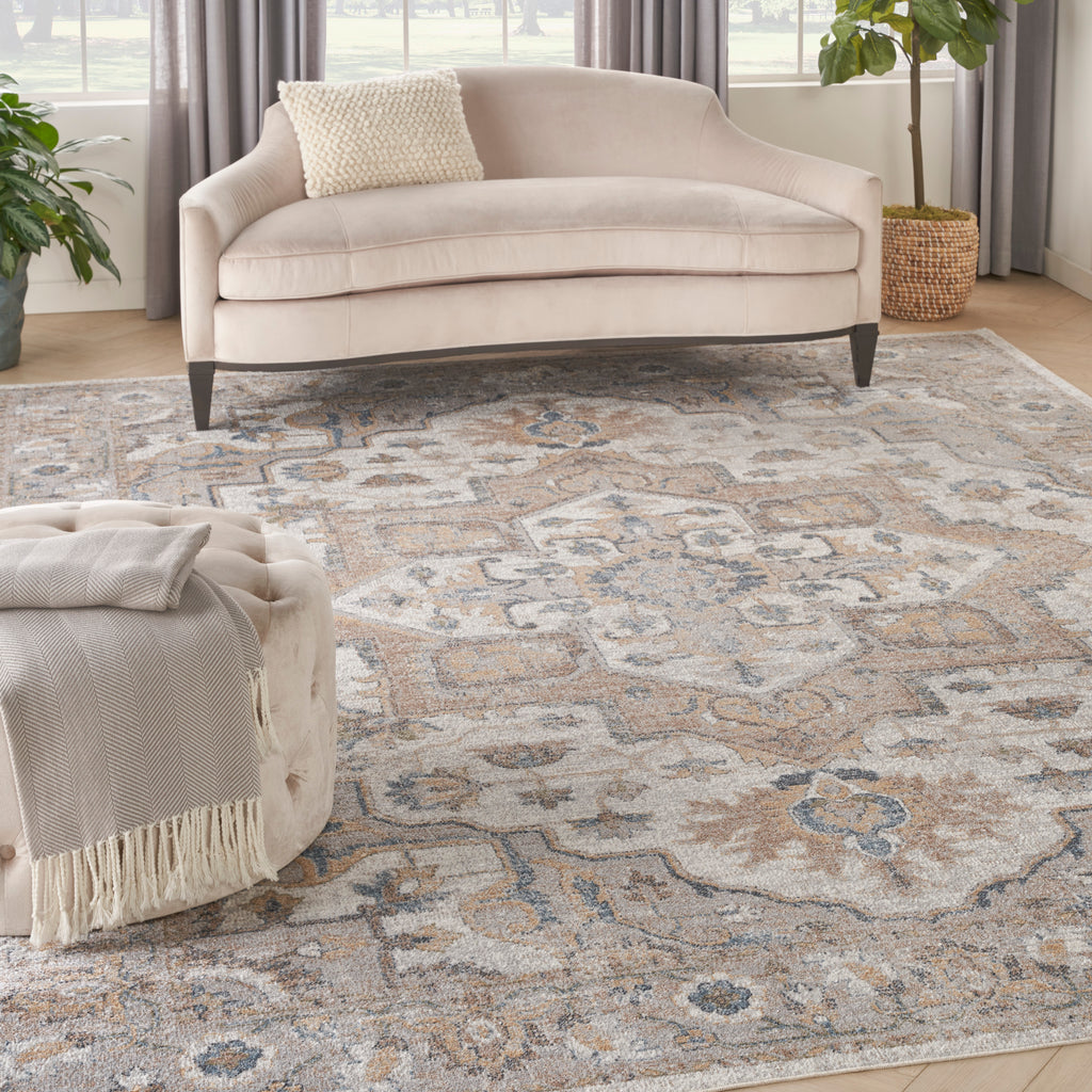 nourison astra machine washable asw12 silver grey rug