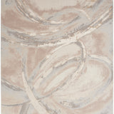 nourison brushstrokes bsk01 beige grey rug