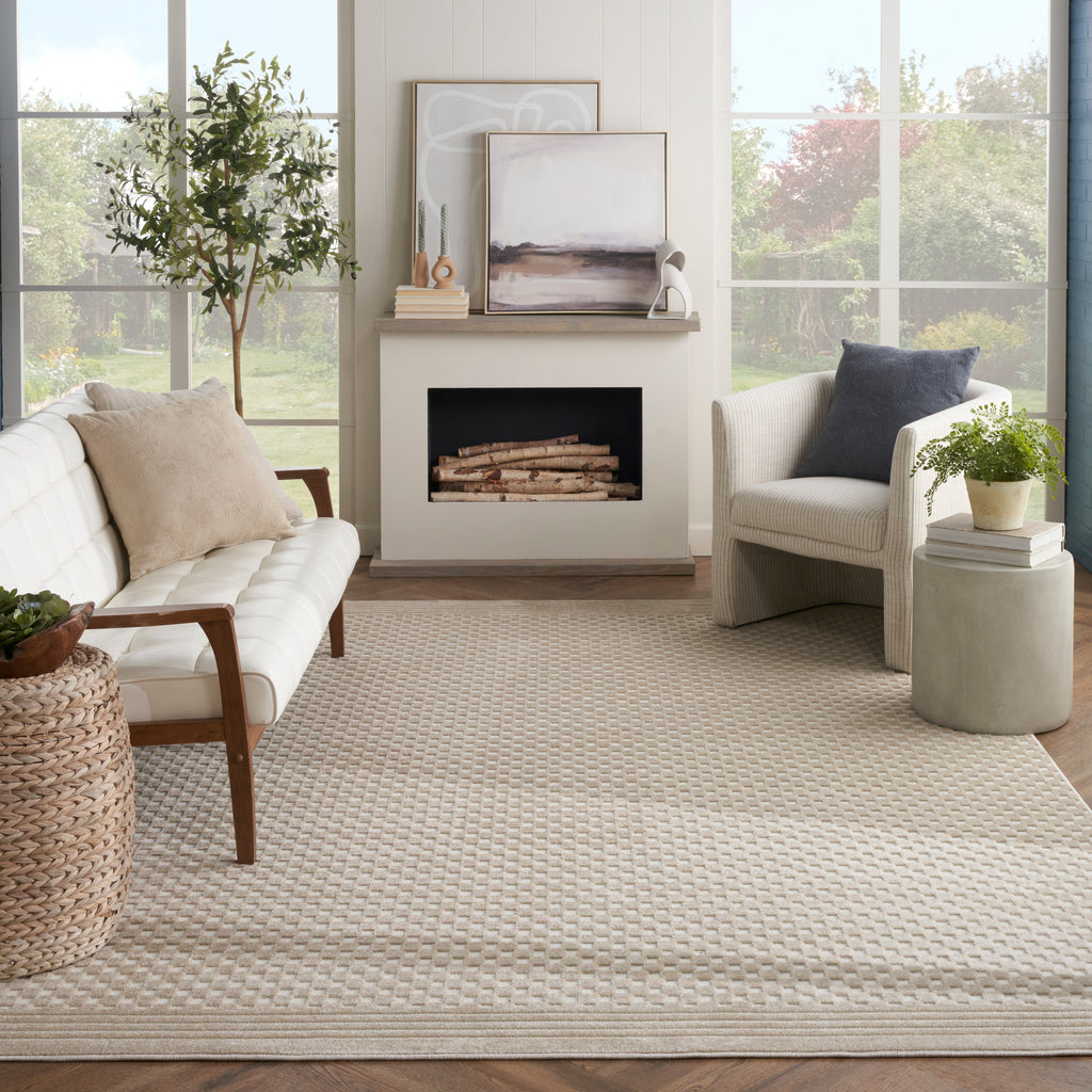 nourison care free caf02 beige rug