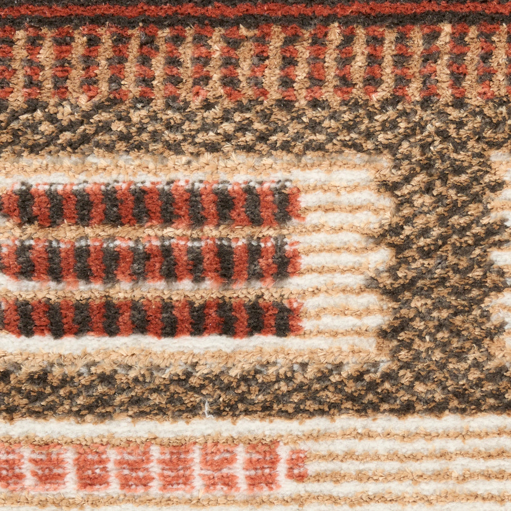 nourison nordic nrc16 rust rug