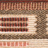 nourison nordic nrc16 rust rug