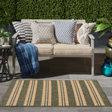 nourison horizon indoor outdoor hoz05 green rug
