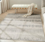 nourison ck079 notes not06 ivory charcoal rug