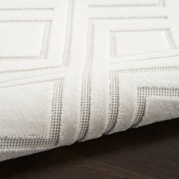 nourison care free caf03 ivory rug