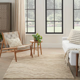 nourison graceful gru01 taupe rug