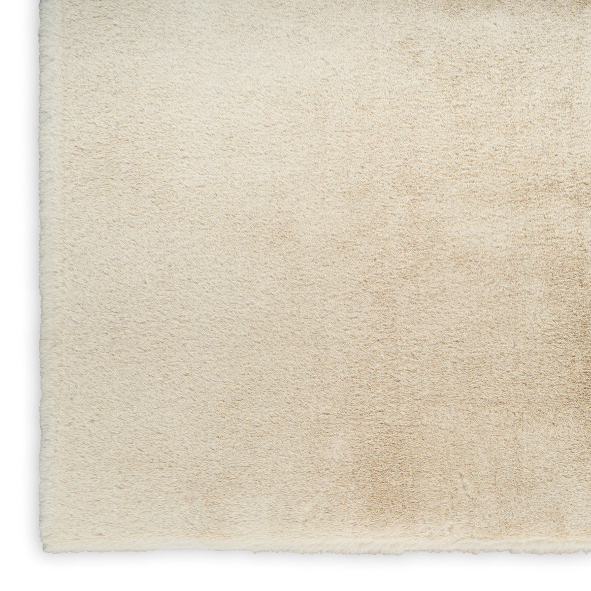 nourison soft plush rabbit fur sff01 beige rug