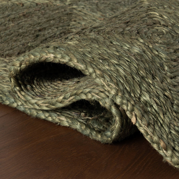 dash albert haven hurst da2447 green braided jute rug