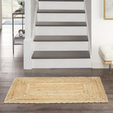 nourison terrazzo jute trj01 natural rug