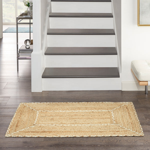 nourison terrazzo jute trj01 natural rug