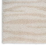 nourison modern shag mmd05 ivory beige rug