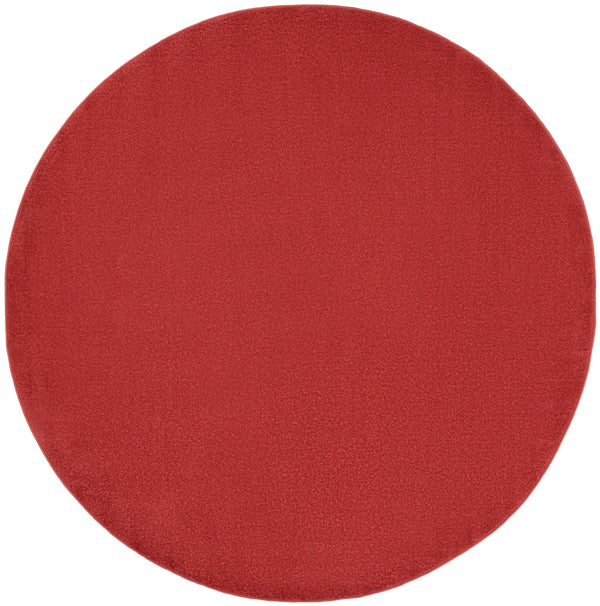 nourison nourison essentials nre01 brick red rug