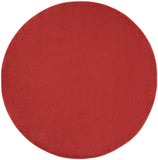 nourison nourison essentials nre01 brick red rug