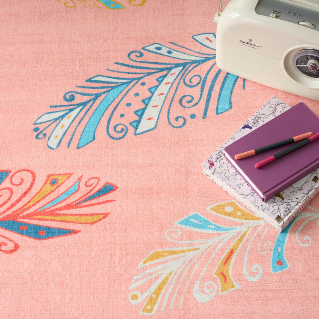 nourison imagination ima12 pink multicolor rug