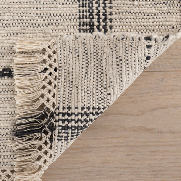 dash albert manglam arts da2378 ivory woven flatwoven cotton rug
