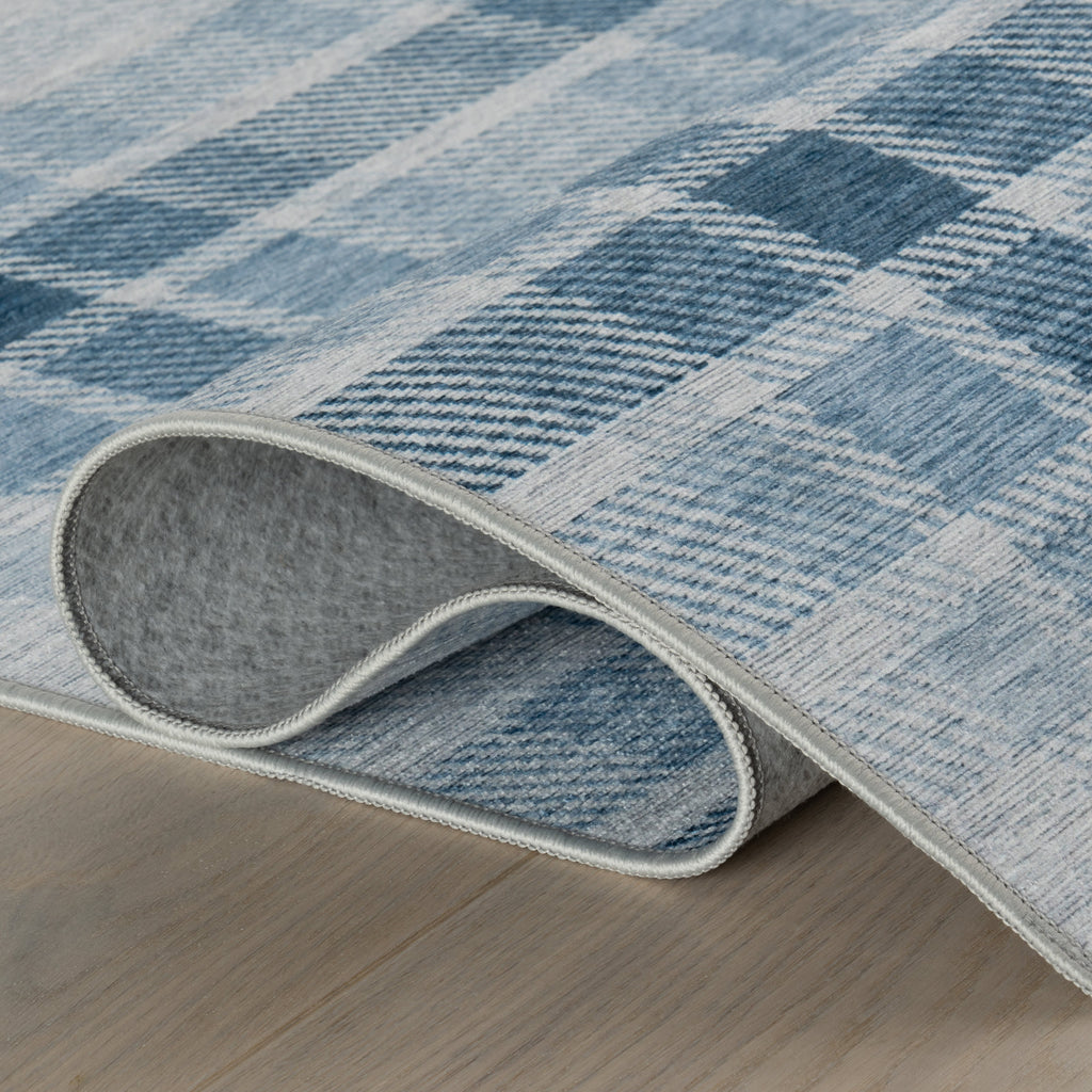 dash albert teahouse da2409 blue machine washable polyester rug