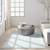 nourison ck010 linear lnr01 light blue rug