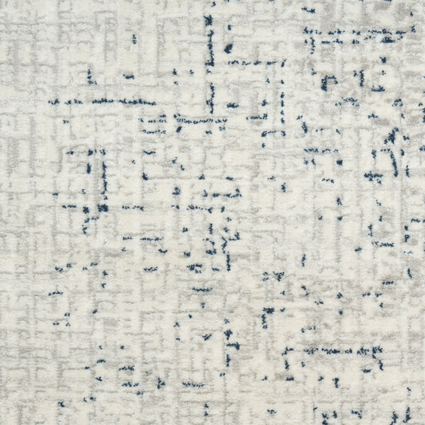 nourison grand street grn03 ivory blue rug