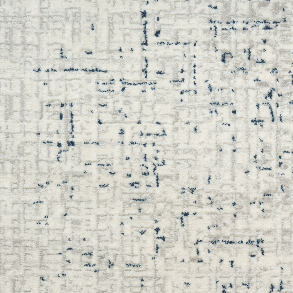 nourison grand street grn03 ivory blue rug