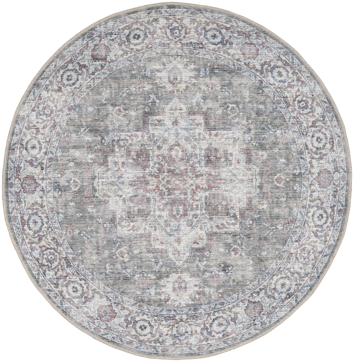 nourison new concept washables sr101 ivory grey rug