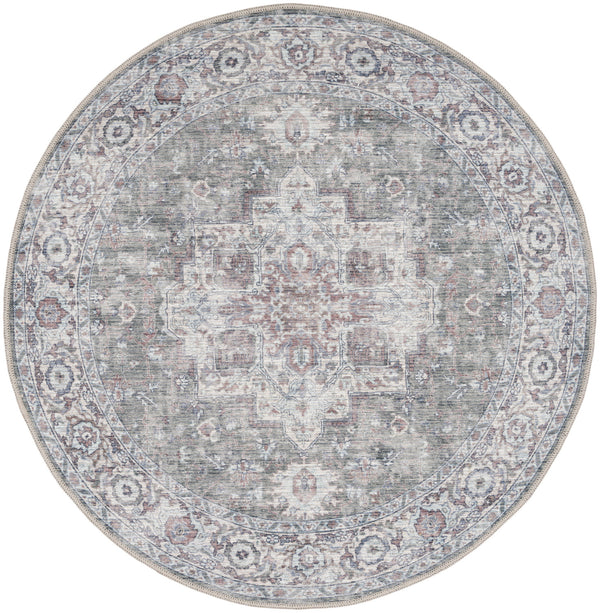 nourison new concept washables sr101 ivory grey rug