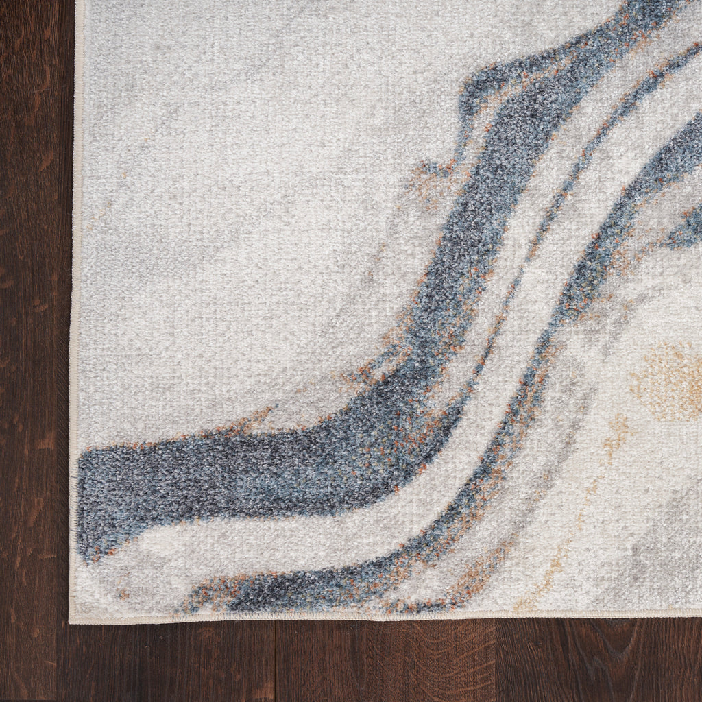 nourison astra machine washable asw15 ivory blue rug