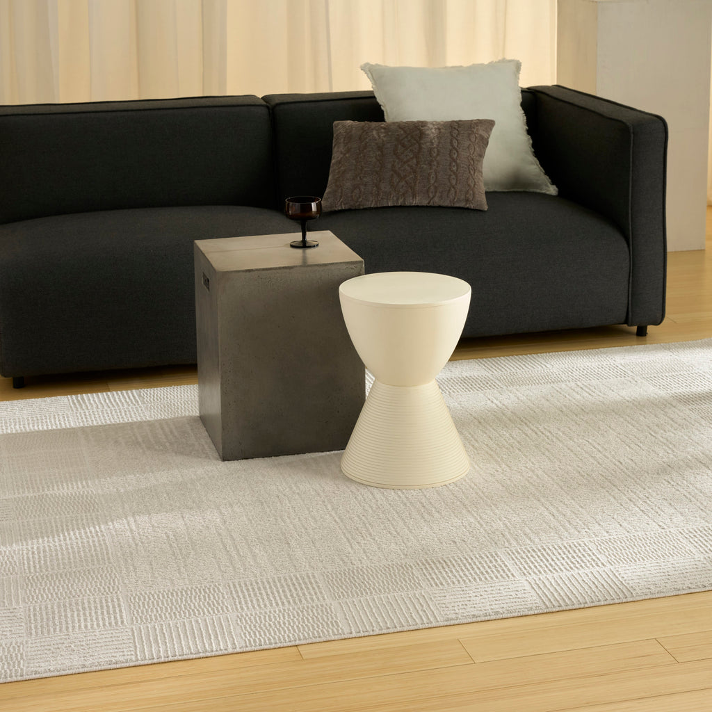 nourison nordic nrc07 ivory rug