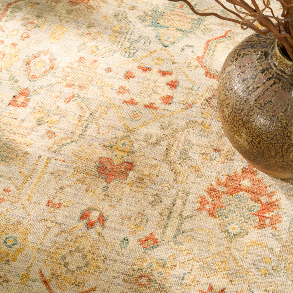 nourison antique bloom anb02 taupe multicolor rug