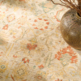 nourison antique bloom anb02 taupe multicolor rug