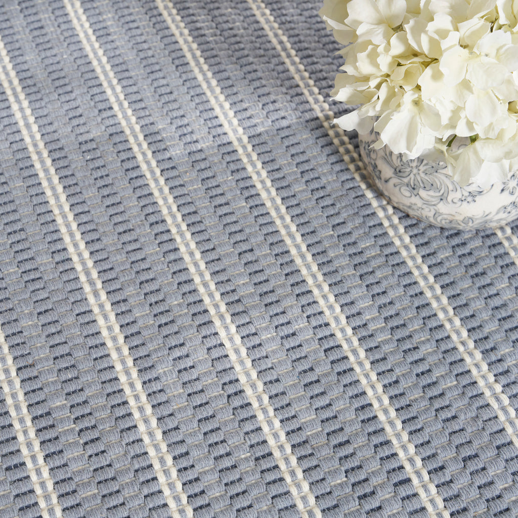 rugs done right custom greenwich stripe grnst denim rug