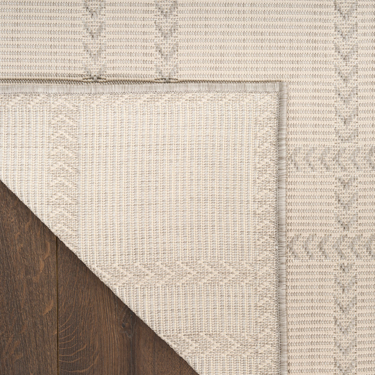 nourison horizon indoor outdoor hoz04 grey rug