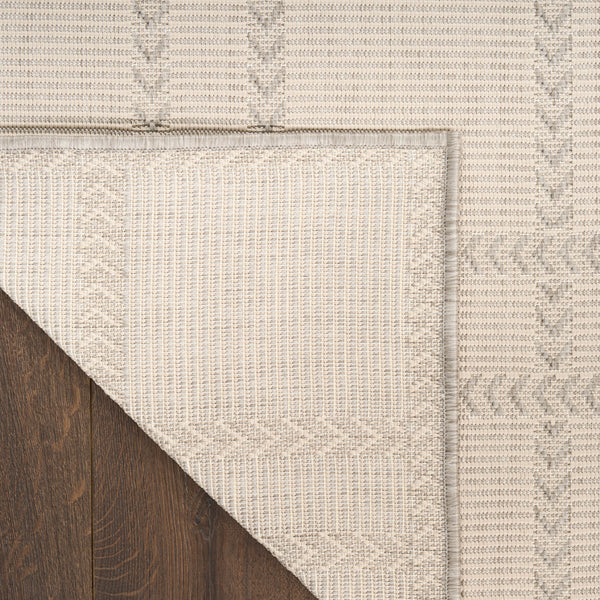 nourison horizon indoor outdoor hoz04 grey rug