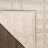 nourison horizon indoor outdoor hoz04 grey rug