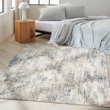 nourison ck022 infinity ifn04 ivory grey blue rug