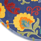 nourison aloha alh17 navy multicolor rug