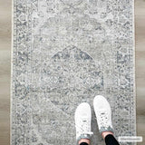 Hauteloom Rudo SLLIRUDOAA3 Gray Machine Made Polyester Rug