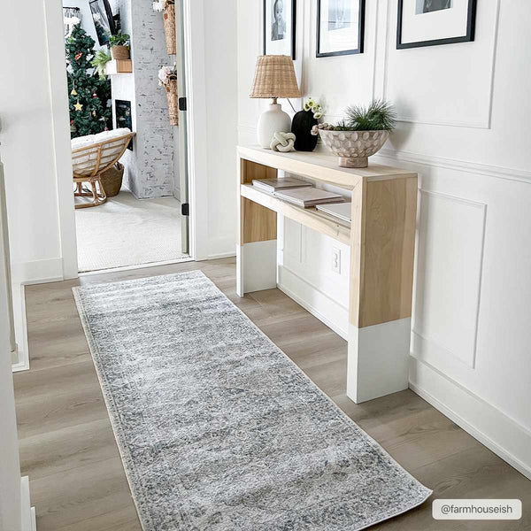 Hauteloom Rudo SLLIRUDOAA3 Gray Machine Made Polyester Rug