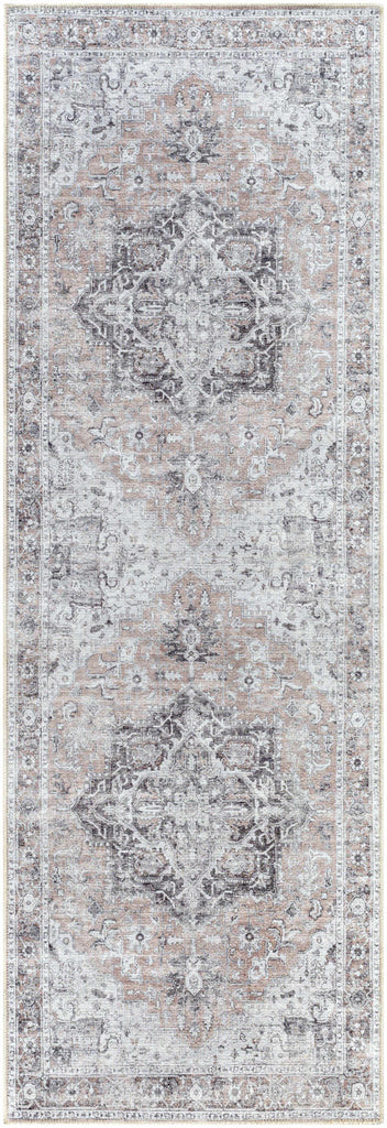 Hauteloom Fatih FATI Beige Machine Made Chenille-Polyester Rug
