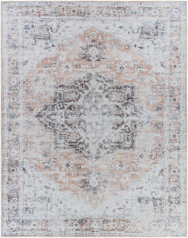 Hauteloom Fatih FATI Beige Machine Made Chenille-Polyester Rug