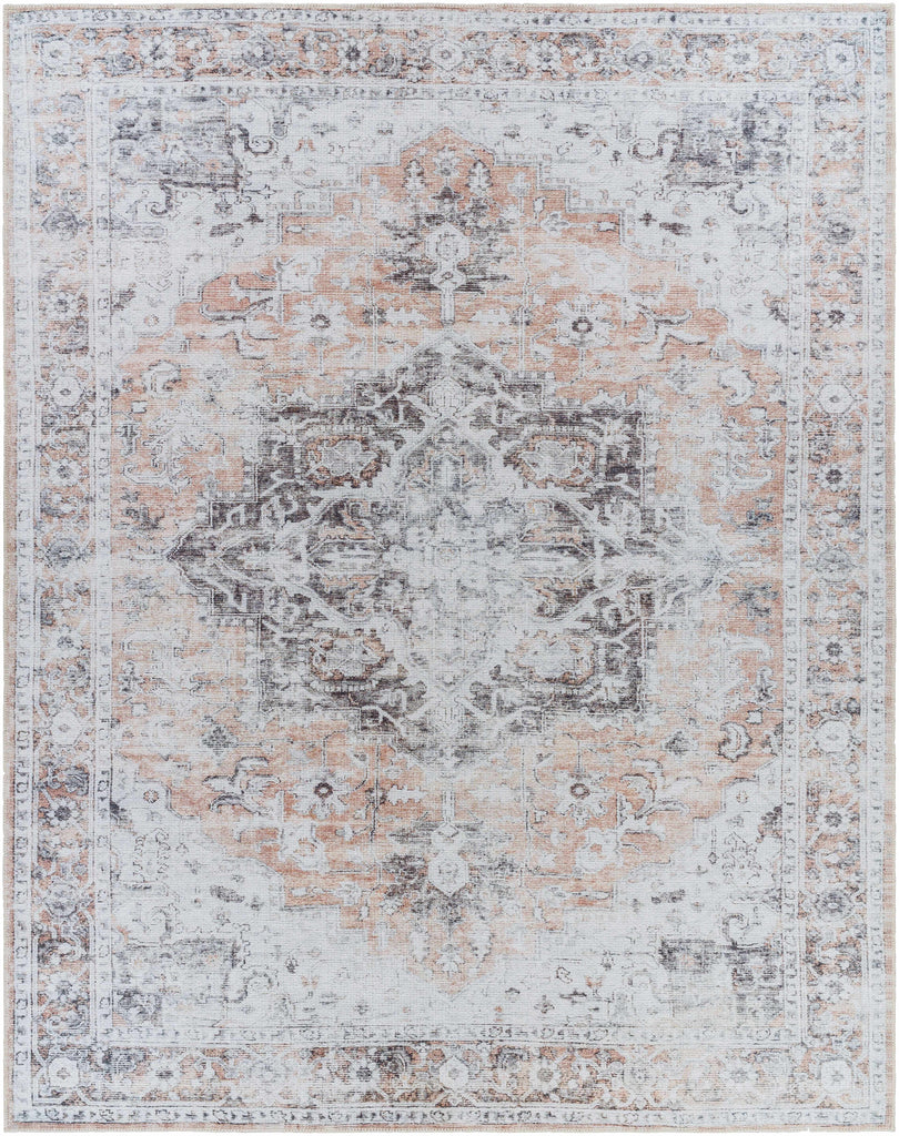 Hauteloom Fatih FATI Beige Machine Made Chenille-Polyester Rug