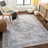 Hauteloom Fatih FATI Beige Machine Made Chenille-Polyester Rug
