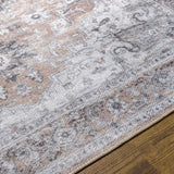 Hauteloom Fatih FATI Beige Machine Made Chenille-Polyester Rug