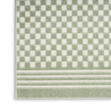 nourison care free caf02 green rug