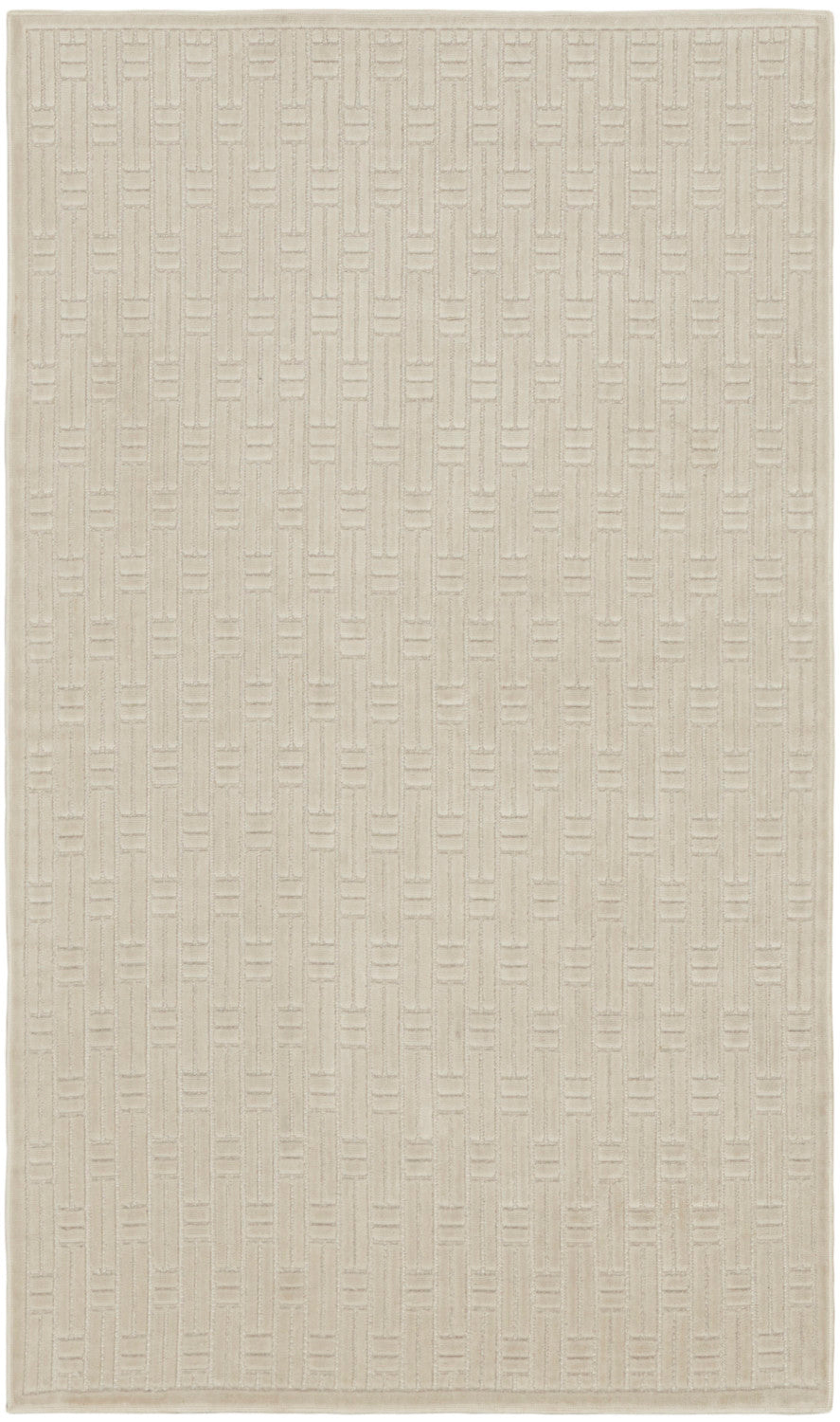 nourison washable charm wch02 silver ivory rug