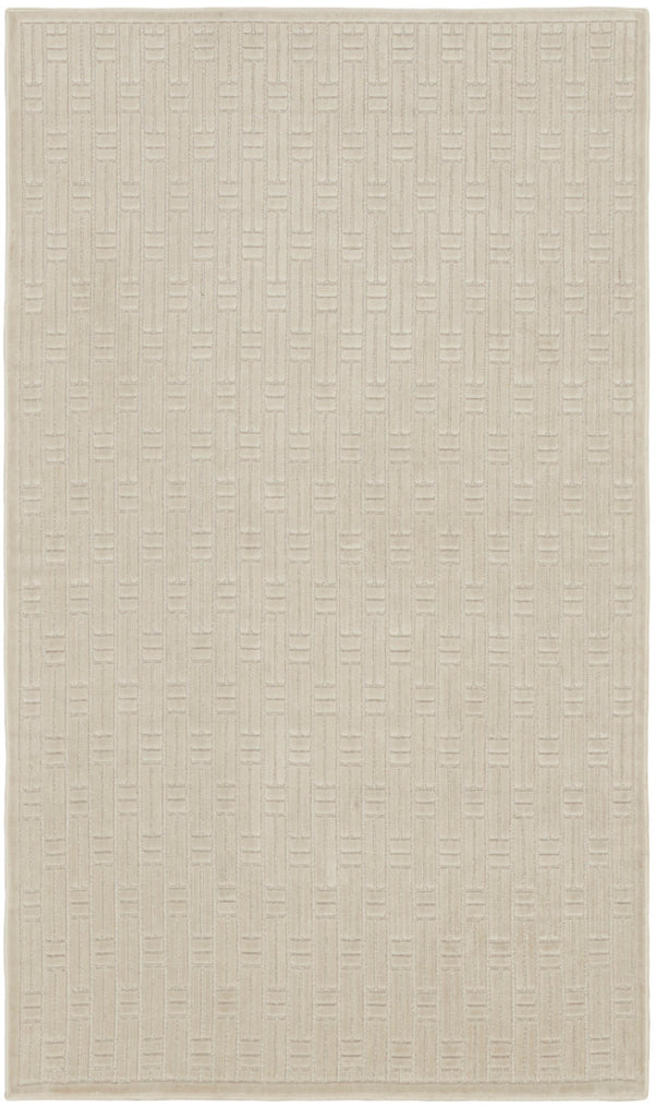 nourison washable charm wch02 silver ivory rug