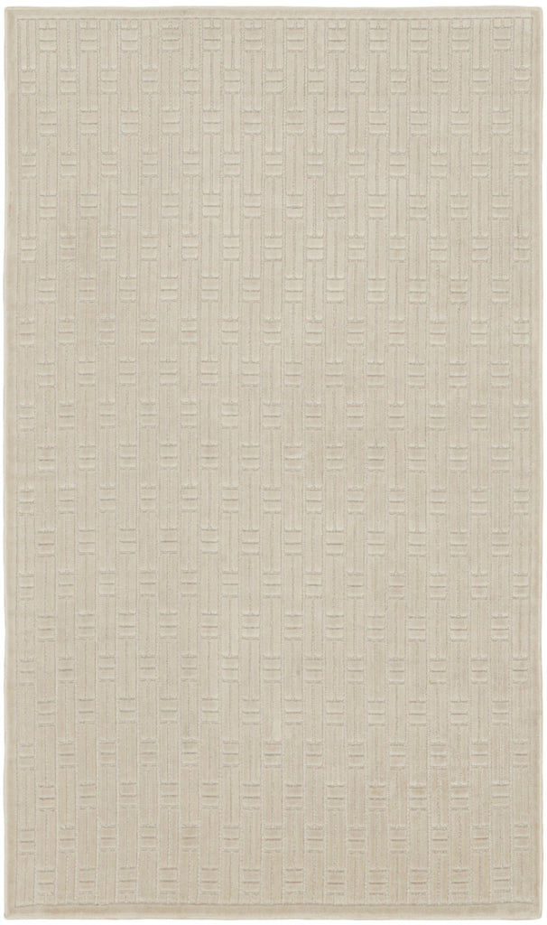 nourison washable charm wch02 silver ivory rug