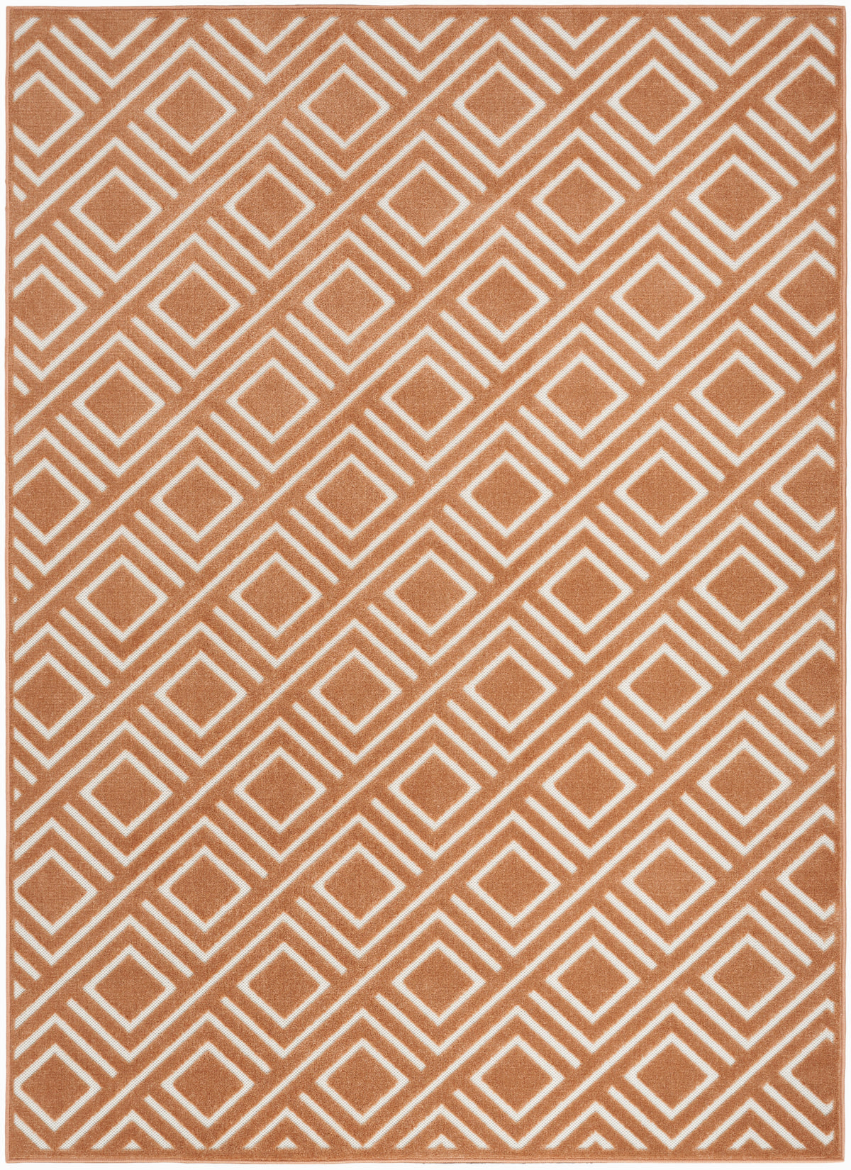 nourison care free caf03 copper rug