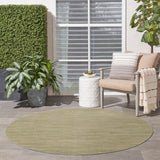 nourison nourison essentials nre01 green gold rug