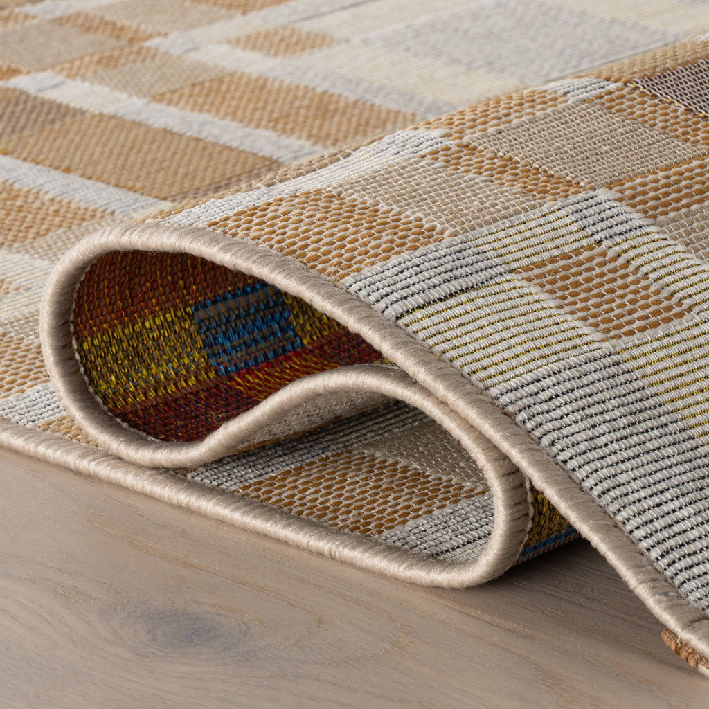dash albert capri da2435 tan woven flatwoven polypropylene rug
